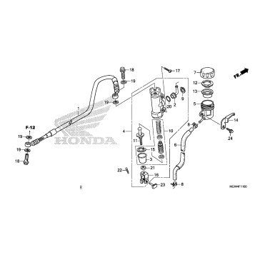 REAR BRAKE MASTER        CYLINDER