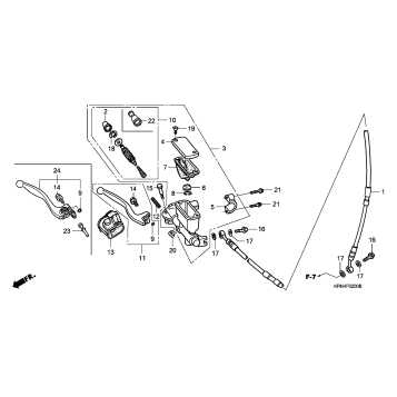 FRONT BRAKE MASTER CYLINDER