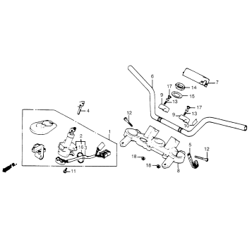 HANDLEBAR + TOP BRIDGE