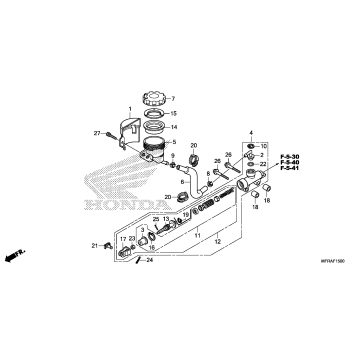 REAR BRAKE MASTER        CYLINDER