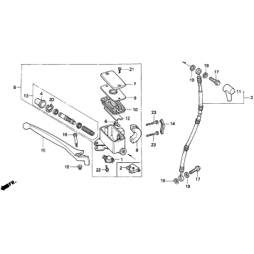 FRONT BRAKE MASTER CYLINDER