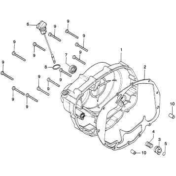 RIGHT CRANKCASE COVER