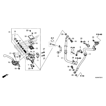 FRONT BRAKE MASTER       CYLINDER (2)