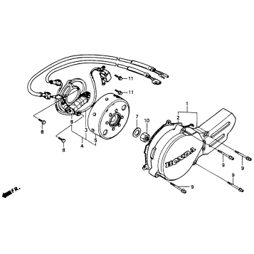 LEFT CRANKCASE COVER