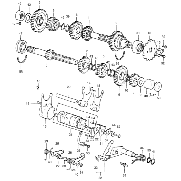 TRANSMISSION + GEARSHIFT