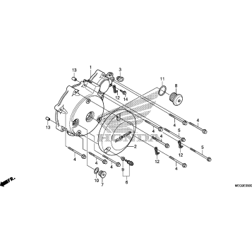 LEFT CRANKCASE COVER