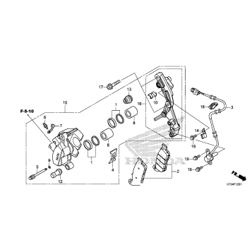 FRONT BRAKE CALIPER (2)