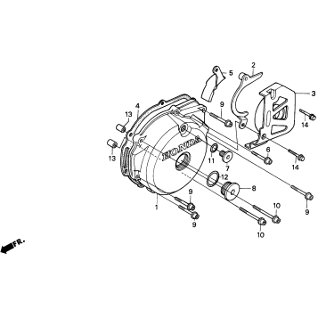 LEFT CRANKCASE COVER