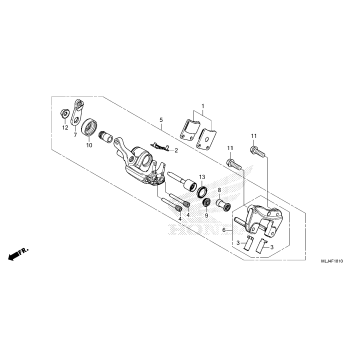 PARKING BRAKE CALIPER