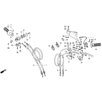 HANDLE SWITCH + CABLES