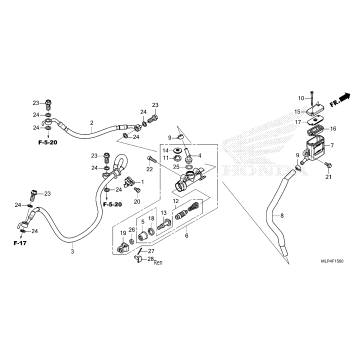REAR BRAKE MASTER        CYLINDER