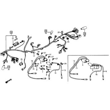WIRE HARNESS + IGNITION COIL