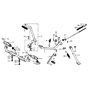 PEDAL + KICK ARM + STAND