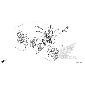 RIGHT FRONT BRAKE CALIPER (1)