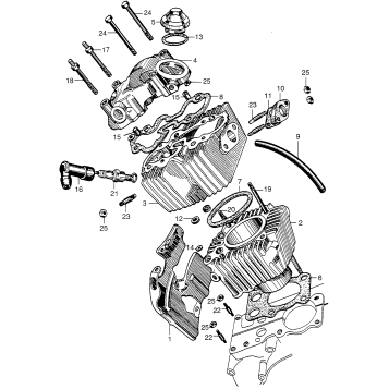 CYLINDER + CYLINDER HEAD