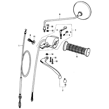 LEFT HANDLE SWITCH + CABLE CLUTCH