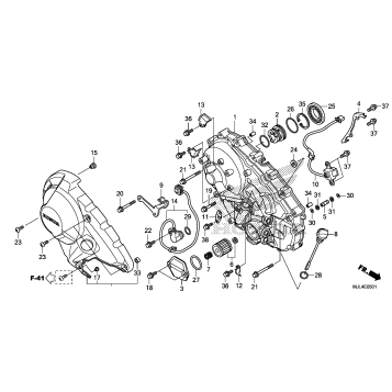 RIGHT CRANKCASE COVER (2)