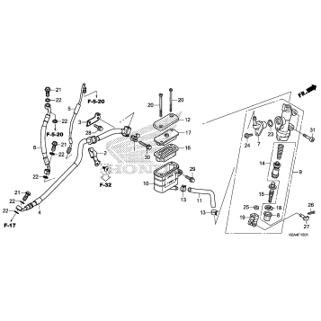 REAR BRAKE MASTER        CYLINDER (2)