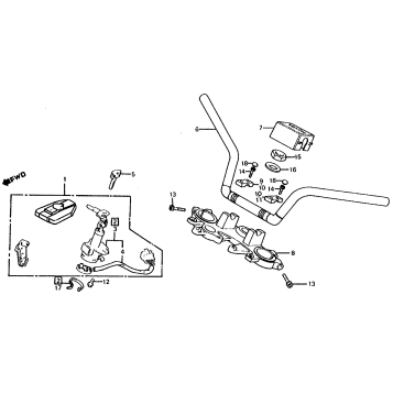 HANDLEBAR + TOP BRIDGE
