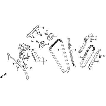 CAM CHAIN + TENSIONER