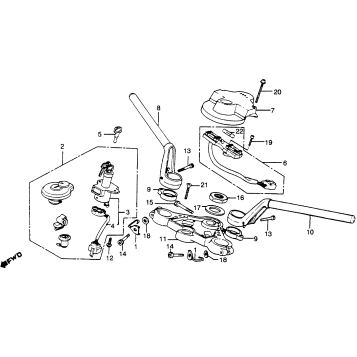 HANDLEBAR + TOP BRIDGE