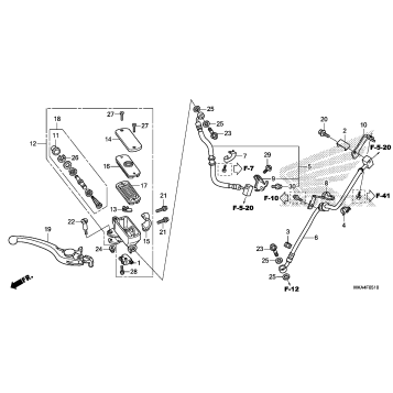 FRONT BRAKE MASTER       CYLINDER (2)