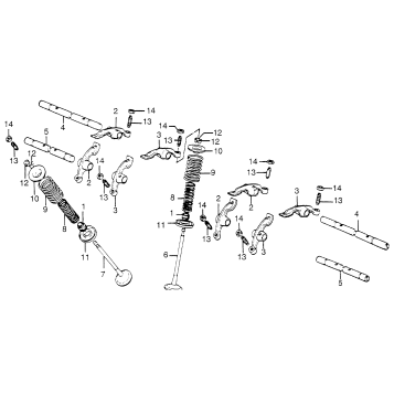 VALVE ROCKER ARM + VAVLE