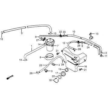 RESERVE TANK + BREATHER SEPARATOR