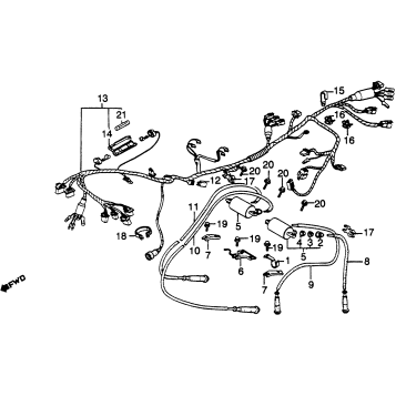 WIRE HARNESS + IGNITION COIL