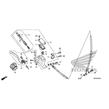FRONT BRAKE MASTER       CYLINDER