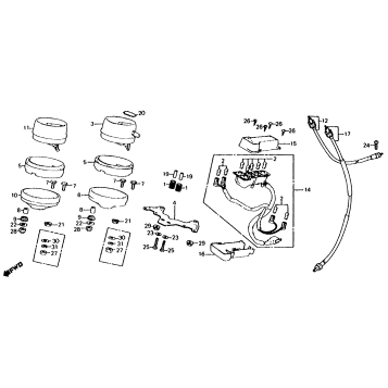 SPEEDOMETER + TACHOMETER