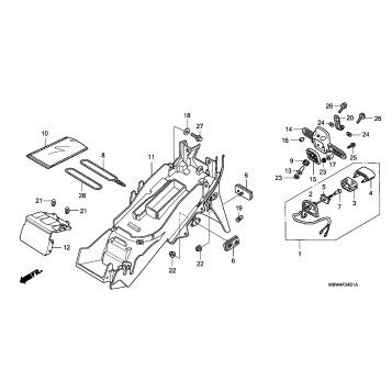 REAR FENDER ('01-'03)