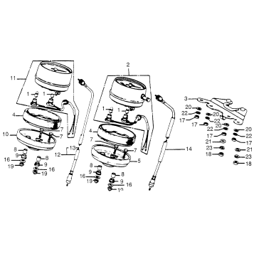 SPEEDOMETER + TACHOMETER