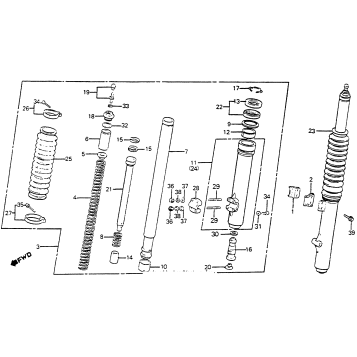 FRONT SHOCK ABSORBER 83