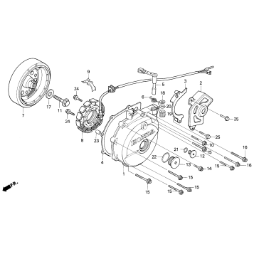 LEFT CRANKCASE COVER