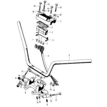 HANDLEBAR + TOP BRIDGE