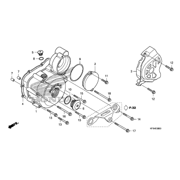 LEFT CRANKCASE COVER
