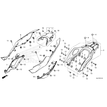 SIDE COWL@REAR CARRIER