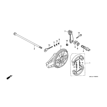 REAR BRAKE + REAR BRAKE PANEL