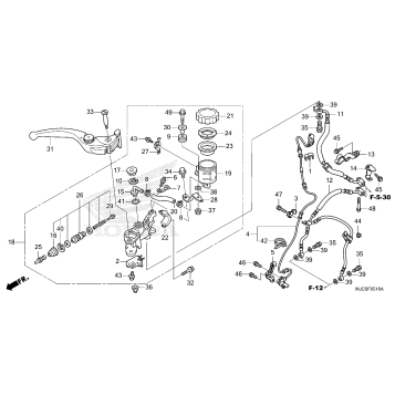 FRONT BRAKE MASTER       CYLINDER (2)