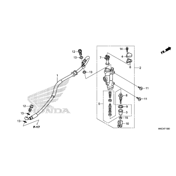 REAR BRAKE MASTER        CYLINDER