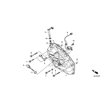 RIGHT CRANKCASE COVER (1)