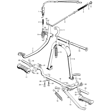 MAIN STAND + STEP BAR