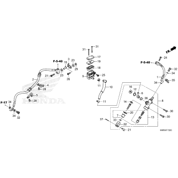 REAR BRAKE MASTER        CYLINDER