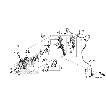 FRONT BRAKE CALIPER (1)