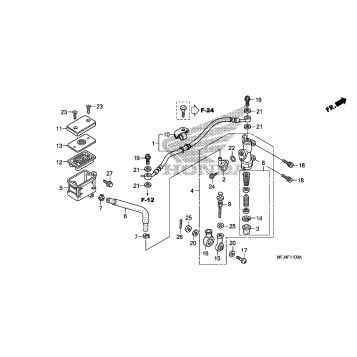 REAR BRAKE MASTER CYLINDER (CBR600RR)