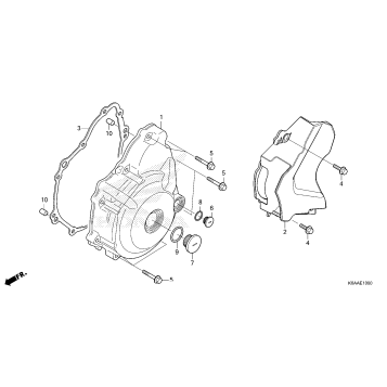LEFT CRANKCASE COVER