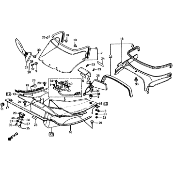 WINDSCREEN + INNER PANEL
