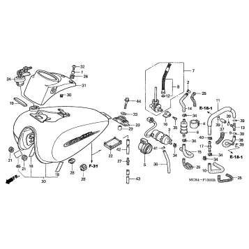 FUEL TANK + FUEL PUMP
