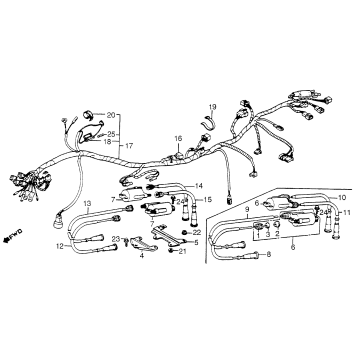WIRE HARNESS + IGNITION COIL